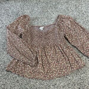 American Eagle Floral Blouse